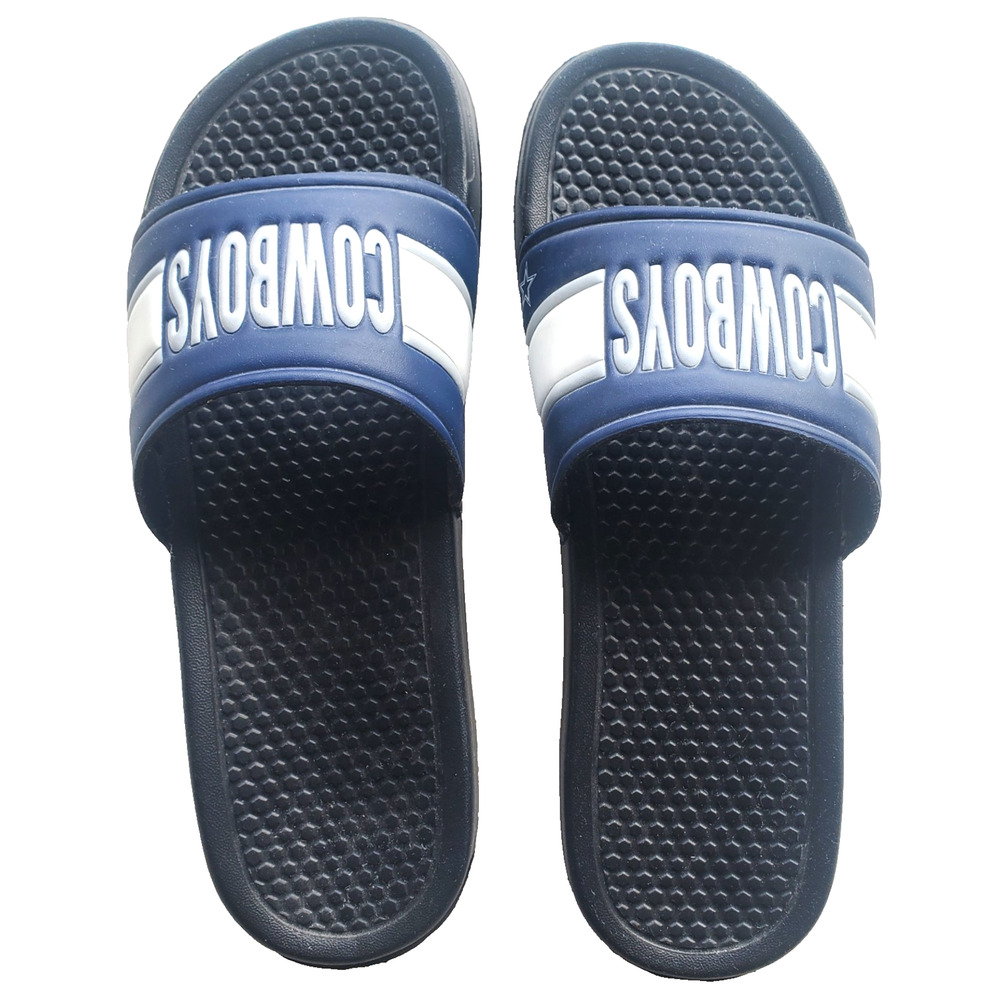 Dallas Cowboys NFL Sports Sandals Slide Flip Flops Slip-on Size 7-8 S